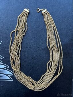 Více vláknový dámský náhrdelník | 38,5cm