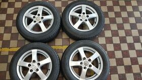 alu kola 15 KIA 5x114,3 6x15 et40 + 185/65/15 4ks 6-7mm