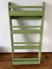 Dětský Montessori regál/ organizér na knihy/knihovna