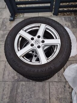 Prodám ALU VW s pneu 215/60/16