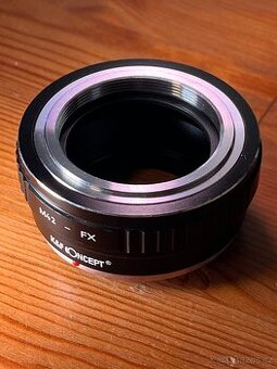 Redukce K&F Concept z objektivu M42 na Fujifilm X