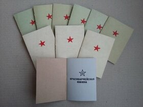 ruská sovětská vojenská knížka rkka ra ww2