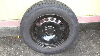 ŠKODA, VW, SEAT .., plechová kola + zánovní pneu POLARIS 5