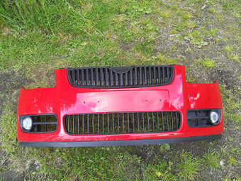 Kapota na Škoda Fabia 2 předfacelift červená 8151