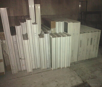 okna pevná 6 ks s ALU rámem tlustým 10cm a dvojitým zasklení