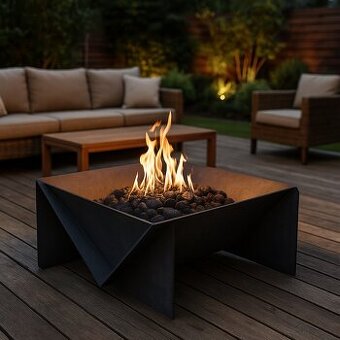 Robustní ocelové ohniště - Gril