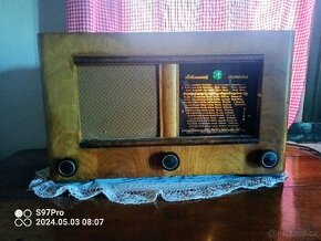 Starožitné plně funkční rádio Sachsenverk olympia 403wk