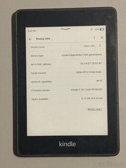 Amazon Kindle Paperwhite 10. gen čtečka knih 8GB 5