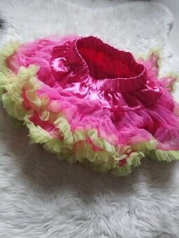 Dětská TUTU sukně - růžovo limetková