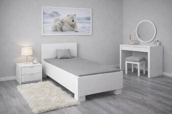 Jednolůžko postel komplet i s matrací zdarma NOVÁ