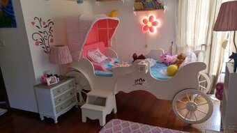 Postel - Princeznovsky kočar. / Bed - Princess Carriage