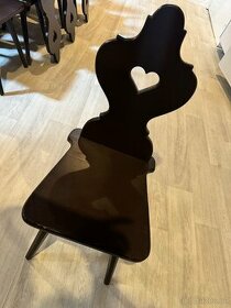 masivní dřevěné židle - 1