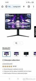 24" Odyssey Gaming monitor G32A