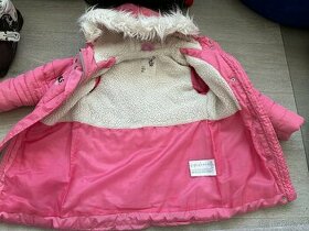 Dívčí růžový zimní kabát Dopodopo, vel. 104 (3-4) - 1
