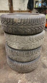 Zimní pneu na plechách 185/55 R15 ,4x108 - 1