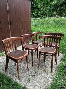 Starožitné židle s ohýbaného dřeva_cena za kus