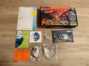 PixelView GeForce FX 5900 XT 128MB 256bit AGP VGA DVI TV