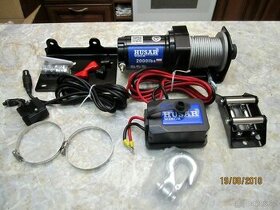 12V HUSARWINCH BST 2000 Lb /907kg kabel DO