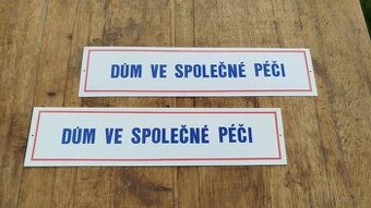 Plastová cedule