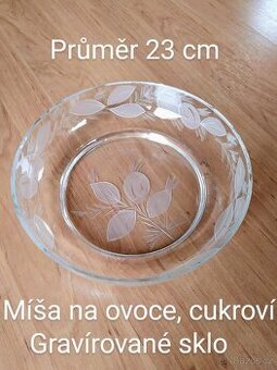 Stará mísa broušená