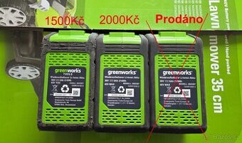 Greenworks Baterie Akumulátor Aku 40V 6Ah G40B6