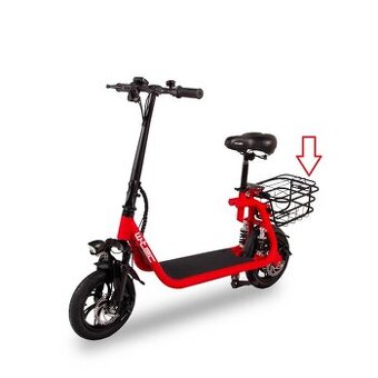 Košík s víkem k elektrokoloběžce (pod sedlo) NOVÉ