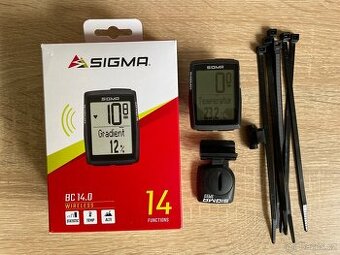 Sigma BC14 WL , bezdrátový tachometr