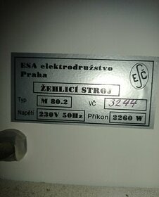 Žehlící stroj - 1
