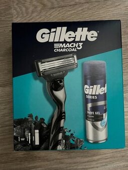 Dárková sada Gillette Mach3 Charcoal