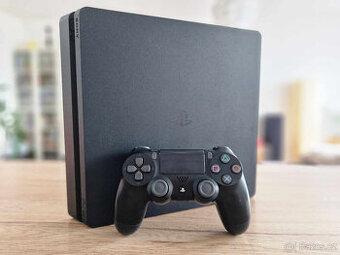 Playstation 4 Slim, PS4 Slim 1TB TICHÁ - vyčištěná