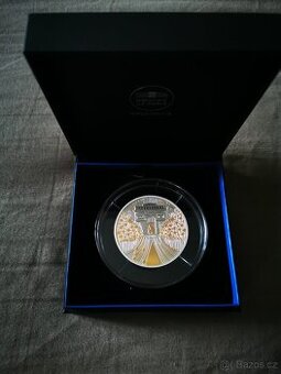 Pamětní stříbrná mince, 50EUR 5 oz 2020 "Poklady Paříže - C