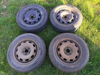 R15 zimní sada plech 5x100 Octavia 1, Golf 4....