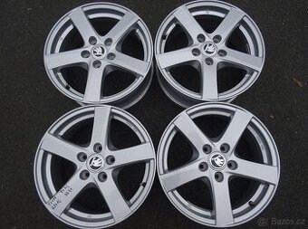 Alu disky na Škoda, 16", 5x112, ET 46, šířka 6,5J