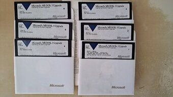 Historický software MS-DOS 5 na 5.25" disketách - 1