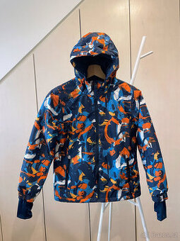 Dětská barevná lyžařská bunda CRIVIT vel. 134/140