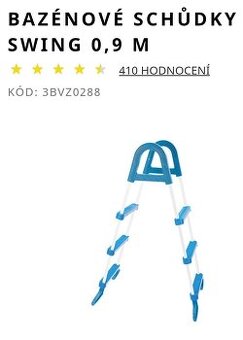 Bazénové schůdky Swing NOVÉ