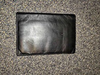 Peněženka pánská, kožená, černá