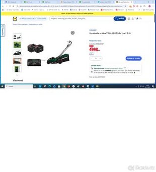 Aku sekačka sleva -40% zár. 3 roky nerozbalená 2 bat