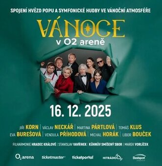 Klubové VIP - Vanoce v O2 Arene, 16.12.2025