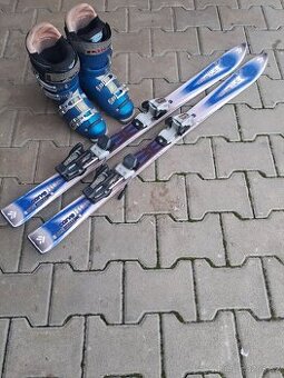 Dětské lyže 110 + lyžáky