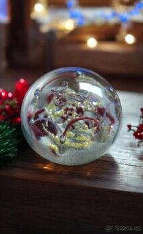 Staré retro skleněné těžítko