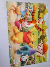 Puzzle. Medvídek Pú. Winx.