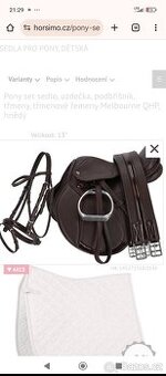 Pony jezdecký set