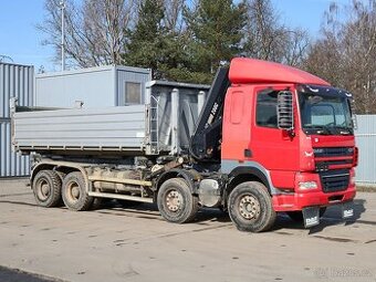 DAF CF 85.460, 32 TUN, 8x4, LANOVÝ NOSIČ KONTEJNERŮ, TŘÍSTRA