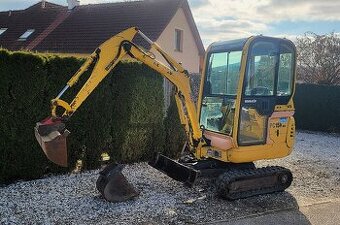 Minibagr Komatsu, rozšiřovací, rychloupínák, vše funkční