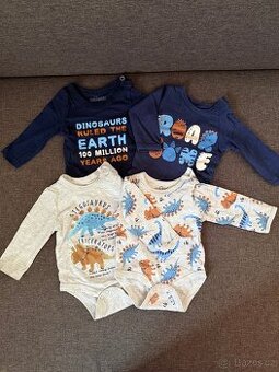Dětské body s dinosaury pro chlapečka vel. 62