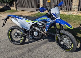 Sherco 125 HDR 4T - supermoto modrá