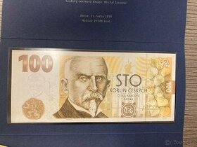 Výroční bankovka 100 Kč Rašín UNC