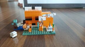 Lego minecraft liščí domek 21178