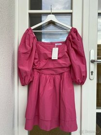 Růžové bavlněné šaty od Reserved